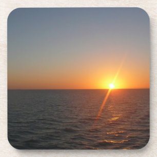 Sunrise at Sea III Ocean Horizon Seascape Coaster