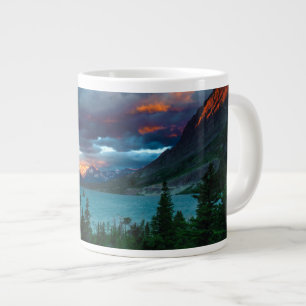 SunRise at St. Mary Lake Large Coffee Mug