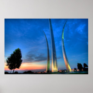 Sunrise at the Air Force Memorial Poster