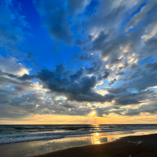 Sunrise at the Beach Mouse Mat