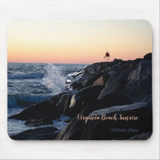 Sunrise at the Jetty - Virginia Beach July 02 2024 Mouse Pad