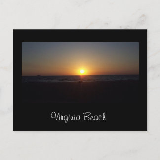 Sunrise at Virginia Beach Postcard