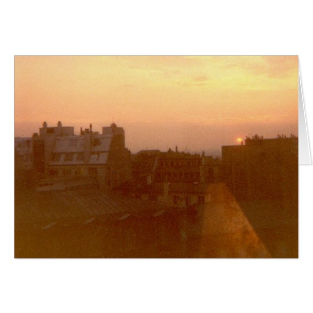 "Sunrise, Avenue Marceau, Paris" (Front Horizontal)