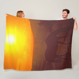SUNRISE BEAUTY FLEECE BLANKET