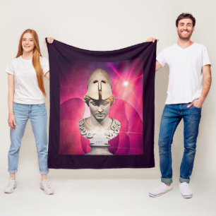 Sunrise Berlin Statue Fleece Blanket