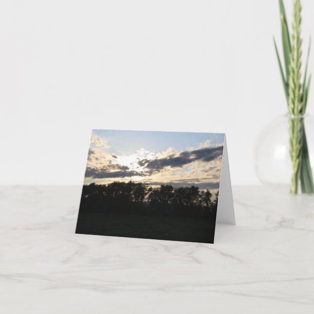 Sunrise Blank Note Card (Front)