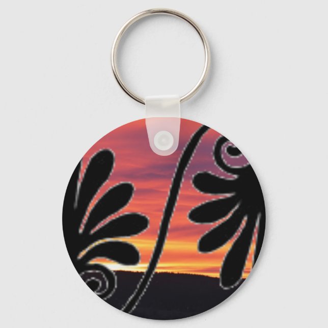 Sunrise Border Key Ring (Front)