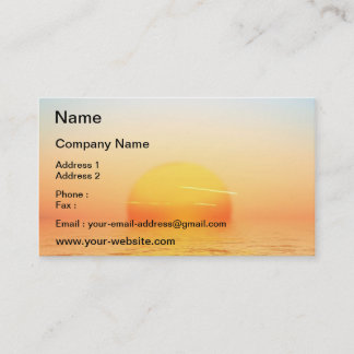 Sunrise Business Card