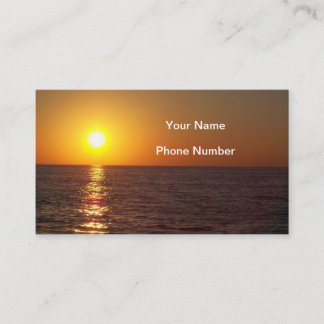Sunrise Business Card