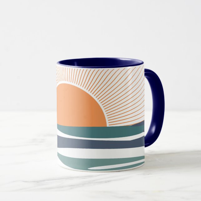 Sunrise by the sea mug (Front Right)