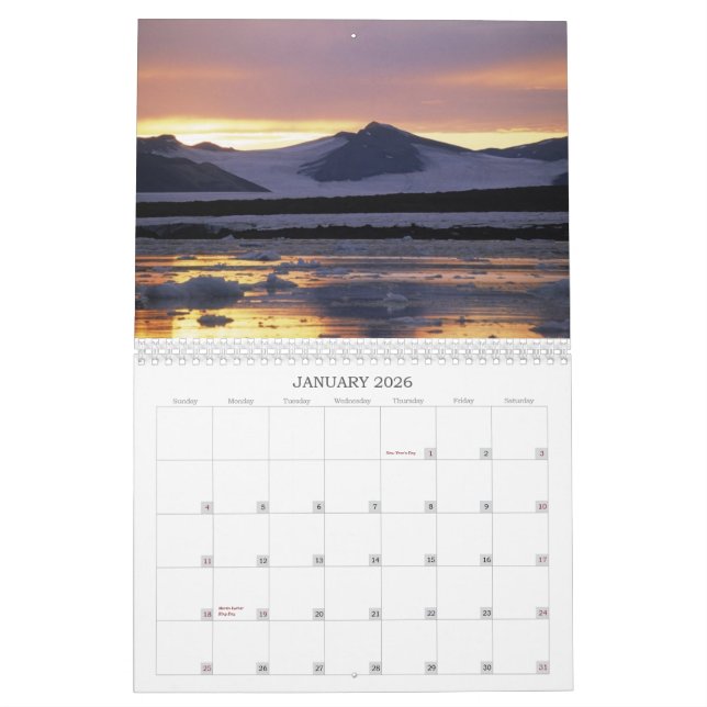 Sunrise Calendar (Jan 2026)
