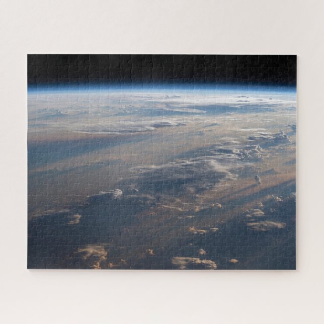 Sunrise Casts Long Shadows Over Philippine Sea Jigsaw Puzzle (Horizontal)