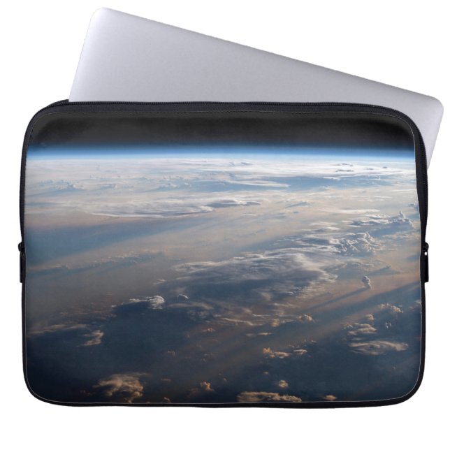 Sunrise Casts Long Shadows Over Philippine Sea Laptop Sleeve (Front)