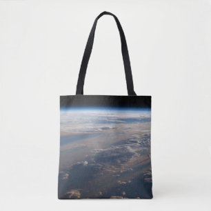 Sunrise Casts Long Shadows Over Philippine Sea Tote Bag