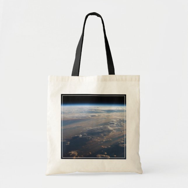 Sunrise Casts Long Shadows Over Philippine Sea Tote Bag (Front)