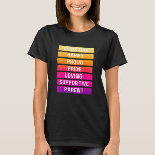 Sunrise Christian Happy Proud Pride Parent Lgbtqia T-Shirt