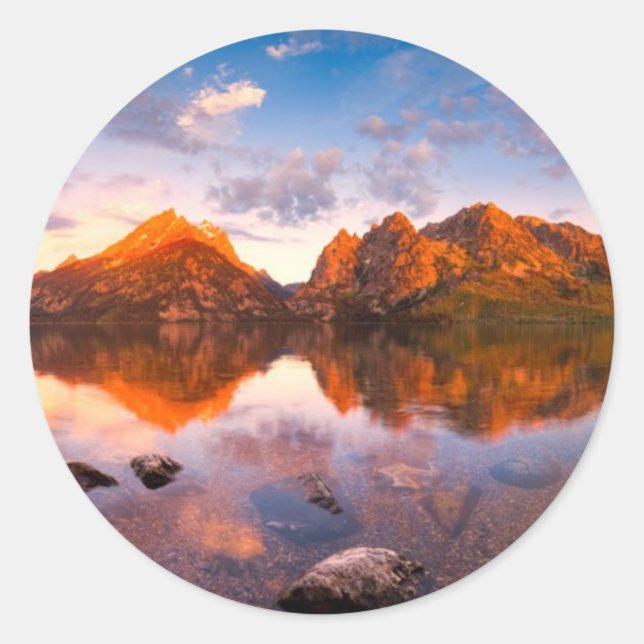 Sunrise Classic Round Sticker (Front)