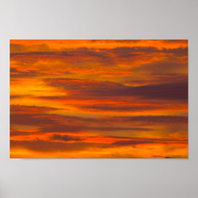 Sunrise Clouds, Florida Poster (Front)