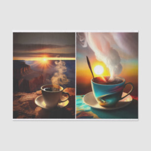 Sunrise Coffee, Southwest Vibes, Grand Canyon   Tissue Paper