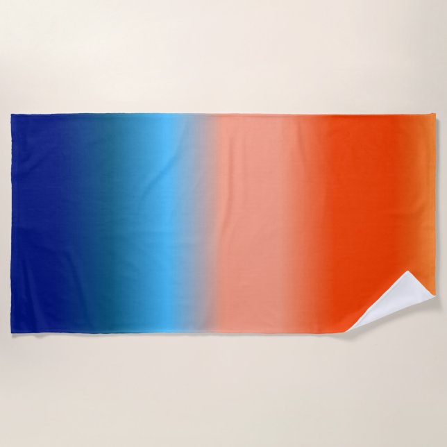 Sunrise Colours Beach Towel (Front)