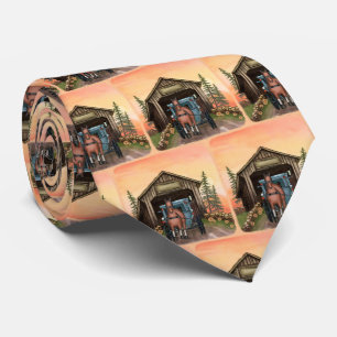 Sunrise Covered Bridge Tie