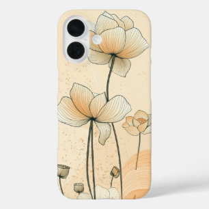 Sunrise Cream Tulip iPhone 16 Case