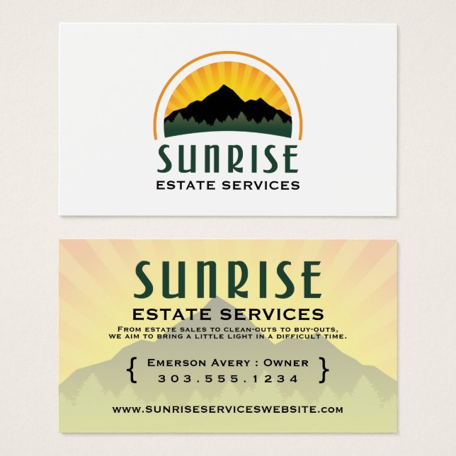 sunrise estate services (Front & Back)
