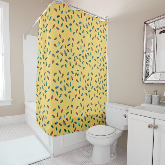 Sunrise Falls Shower Curtain (In Situ)