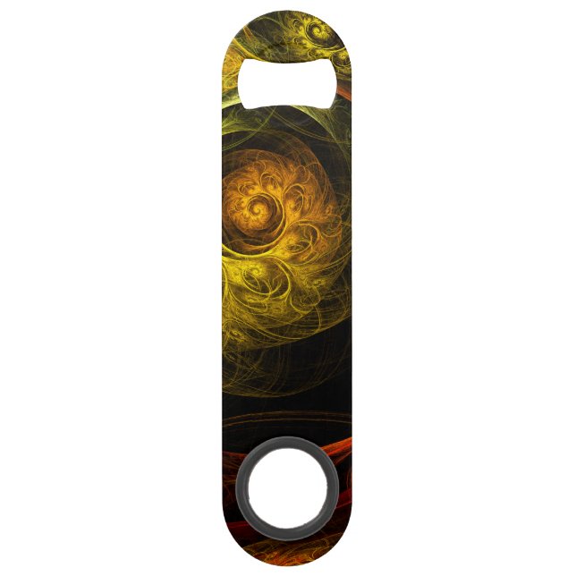 Sunrise Floral Red Abstract Art (Front)