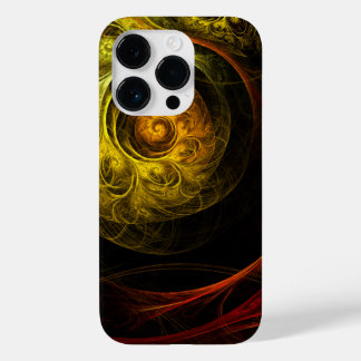 Sunrise Floral Red Abstract Art Case-Mate iPhone 14 Pro Case