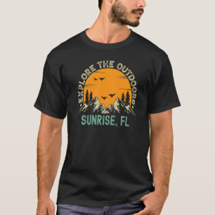 Sunrise, Florida - Explore The Outdoors Premium T-Shirt