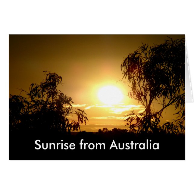 Sunrise from Australia (Front Horizontal)