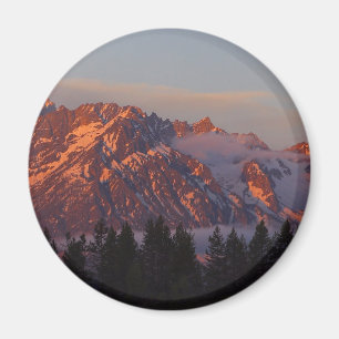 Sunrise From Colter Bay Magnet