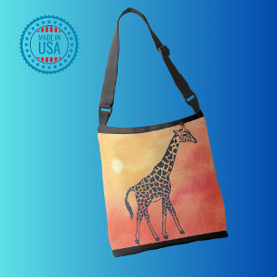 Sunrise Giraffe Crossbody Bag
