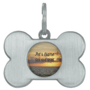 Sunrise Glory Folly Beach Pet ID Tag