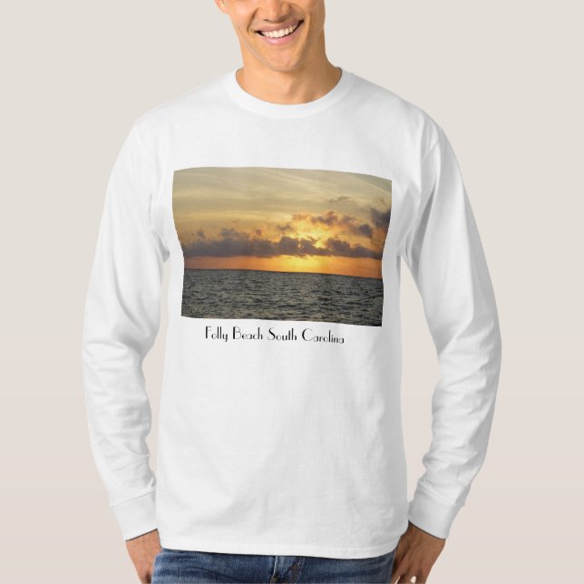 Sunrise Glory Folly Beach T-Shirt (Front)