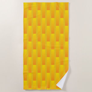 Sunrise Gold Grill beach towel