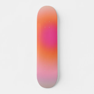 Sunrise Gradient - Beige Pink Orange Skateboard