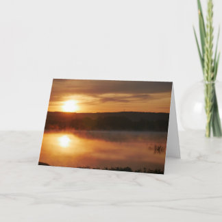 Sunrise Greeting Card with Scripture Reference