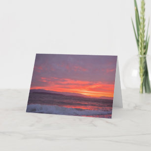 Sunrise Guemes Island  Thank You Card