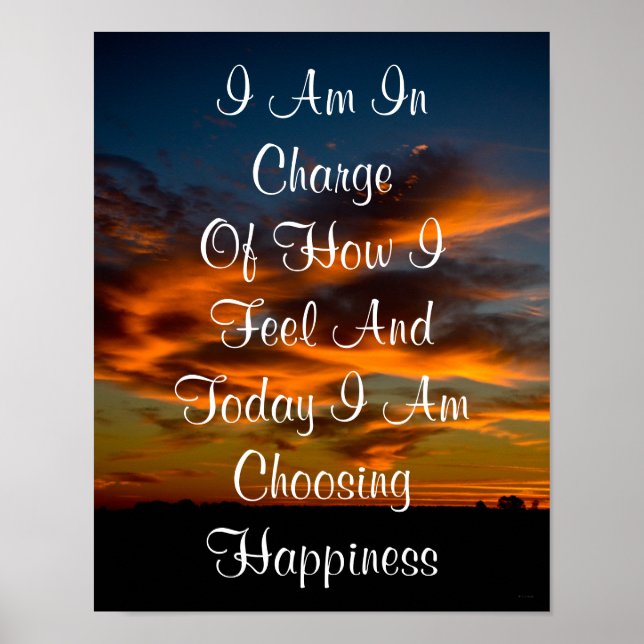 Sunrise Happiness Poster (Front)