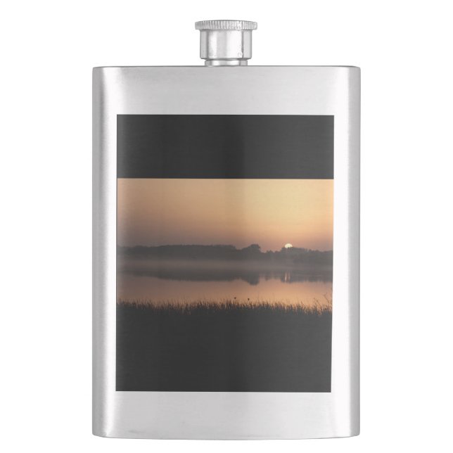 Sunrise Hip Flask (Front)