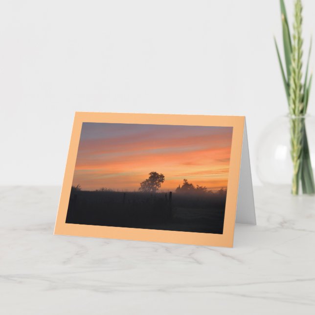 Sunrise Holiday Card (Front)