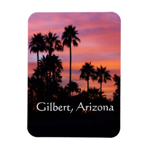 Sunrise in Gilbert, Arizona Magnet