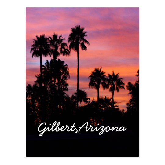 Sunrise in Gilbert,AZ Postcard