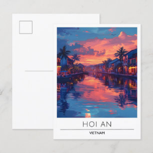 Sunrise in Hoi An Vietnam Travel  Postcard