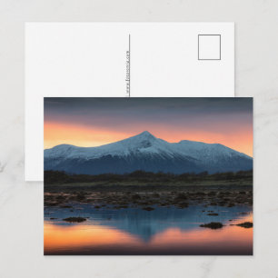 Sunrise in Norway Holiday Postcard