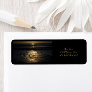 Sunrise In Sepia by Shirley Taylor Return Address Label