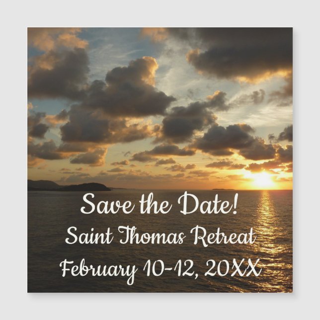 Sunrise in St. Thomas I US Virgin Islands (Front)