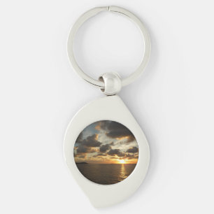 Sunrise in St. Thomas I US Virgin Islands Key Ring